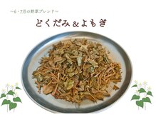 はづきの雰囲気（どくだみ&よもぎの野草ブレンド蒸し。梅雨の重ダルさを整えて！）