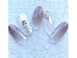 ぷくぷくフラワーネイル