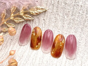 プチプラネイル#445