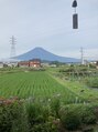 アーチ(ARCH) 地元の景色富士山が目の前です。