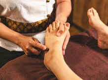 チャット ングゥン チャットンの雰囲気（血流を促し、足の疲れを取り除いていきます。）