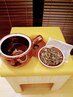 温活/妊活　内臓・足スッキリデトックス！漢方よもぎ蒸し+足つぼ　70分