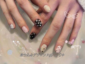 mimi.nail 吉祥寺 ウィッシュコア/バレエコア/長さだし/持ち込み/ガーリー/フィルイン/