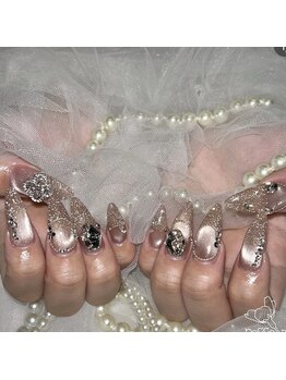 ポッコ ネイル(pocco nail)の写真/マグネットとフラッシュネイルでキラキラ☆