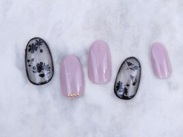 ☆シースルーガーリーネイル☆