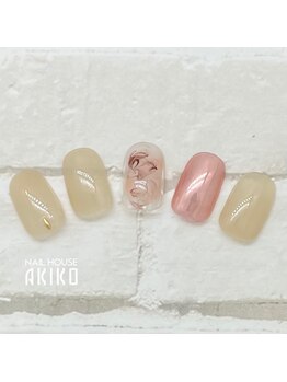 ネイルハウス安气子 新丸ビル店/大人ネイル