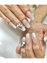 ハナネイルアンドアイラッシュ(hana nail & eyelash)/ベースカラぶ＋グラデーション