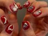 【エアブラシdesign★】グラデ/チーク/エアブラシで作るnail  ¥8800