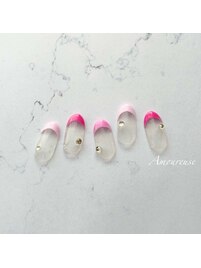春カラーフレンチネイル♪