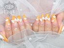 推しカラーネイル♪
