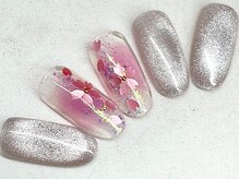 チェリーズネイル(Cherrys Nail)/マグネット 春 桜ネイル