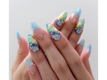 ネイルサロンミキ 横浜(MIKI)/サムシングブルースカルプネイル