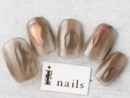 ブラウンとろーりネイル