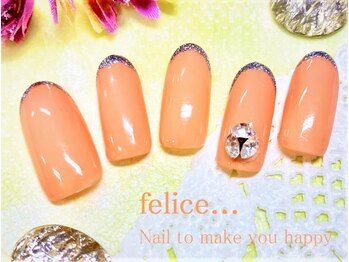 ネイルサロン フェリーチェ(felice)/【定額ネイル】¥7480
