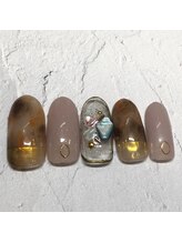 ネイルサロン 爪/秋冬ネイル