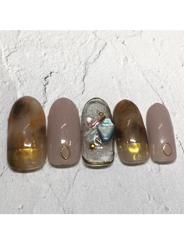 ネイルサロン 爪/秋冬ネイル