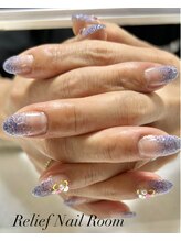 リリーフネイルルーム(RELiEF NAiL ROOM)/ラメグラデーション