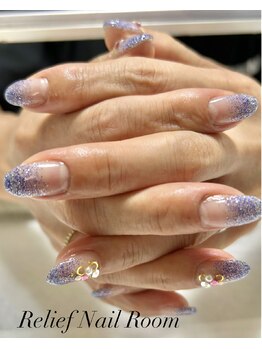 リリーフネイルルーム(RELiEF NAiL ROOM)/ラメグラデーション