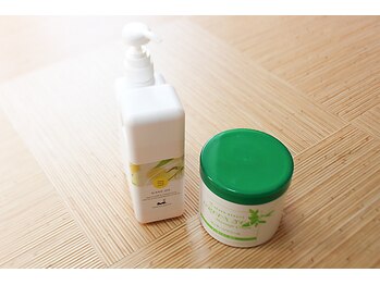 いな穂整体院/使用しているオイルとクリーム！