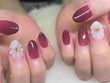 お好みのデザインを叶えます"ぷっくりお花デザイン"大人気(^^♪