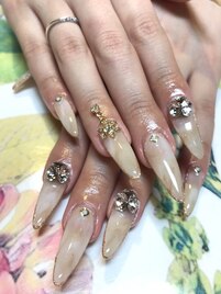 ～マーブルロングネイル～