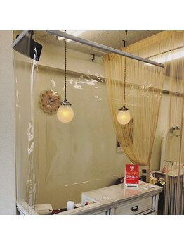 プライベートサロン アンジュ(Private Salon Ange)/飛沫感染防止策
