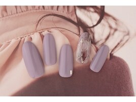 ヴァイオレットグージュネイル