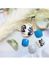 サロンR/ハイビスカスネイル