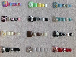 フットネイル持ち込み　シンプル