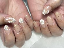ネイルモア 藤が丘店(nail mor.)/ぷっくりフラワー