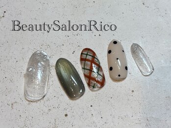 ビューティーサロン リコ(BeautySalon Rico)/チェックネイル