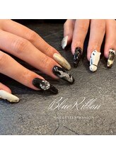 ブルーリボン(blue ribbon)/干支ネイル