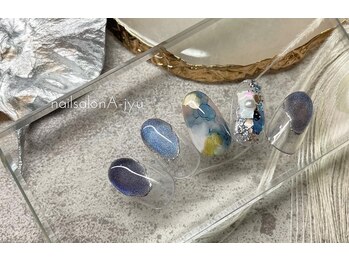 ネイルサロン アージュ(Nail Salon A jyu)/マグネット×シェル