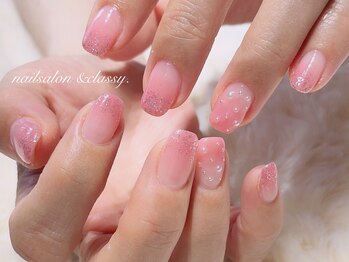 アンドクラッシィ(&classy.)/大人上品なパールネイル