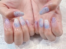 ラルネイル 大宮(Lull. nail)/＃梅雨ネイル＃紫陽花カラー