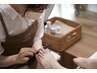 【フット】　ネイルケアのみ　（フットバス付）　4,400円