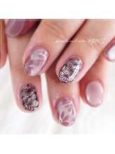 瑠璃(RURI)/麻の葉文様　江戸切子模様