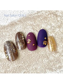 ネイルサロン クイル(QUILL)/11月マット（1）