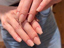 アマンネイル(aman.nail)/ベージュワンカラー