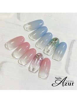 ネイルズアジュール イオン上越店(NailsAzur)/定額デザインAコース