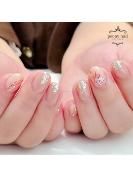 ピオニーネイル(peony nail)/新春水引＆鞠デザイン