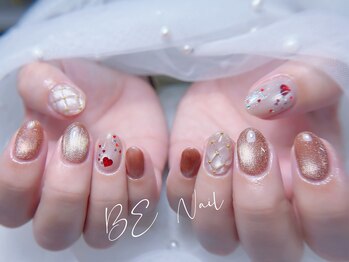ビーネイル 新松戸(BE NAIL)/キルティングxホロアート