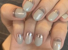 エムスラッシュ ネイル たまプラーザ(M.SLASH)/おしゃれミラーネイル