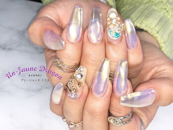 アン ジョーヌドラゴ/【自爪ネイル】オーロラネイル