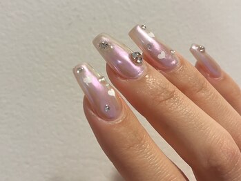 エマネイル 肥後橋店(EMA NAIL)の写真/《美フォルム》自爪が短い方にも人気！自然な仕上がりで理想のネイルに☆