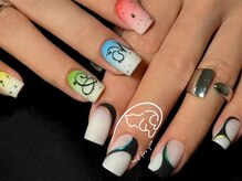 ネイルフォーユー 新宿西口店(NFY.Nail For You)の雰囲気（猫ちゃんが見えますよ）