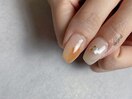 ミラー×ニュアンスネイル