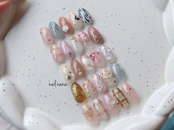 ワンカラー+お好きなアート1本