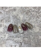 ベーシック ネイルウィザードアカデミー 麻布十番店(Basic×NailWizardAcademy)/【定額Season】Winterデザイン