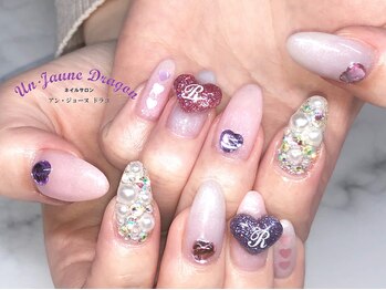 アン ジョーヌドラゴ/【自爪ネイル】ハートネイル